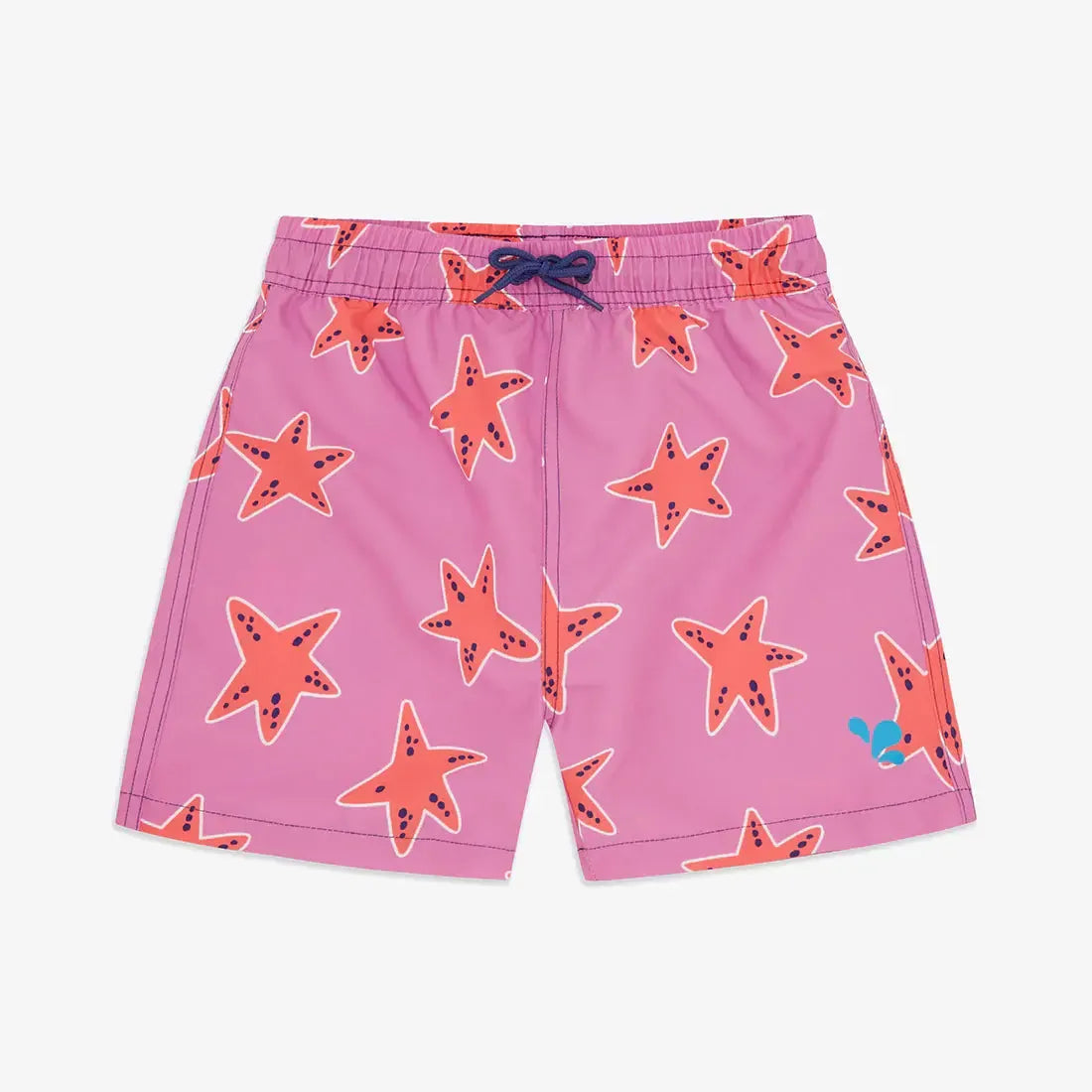 Muddy Puddles - SECONDS - UV Protective Swim Shorts Pink Starfish (7 - 8 Years)