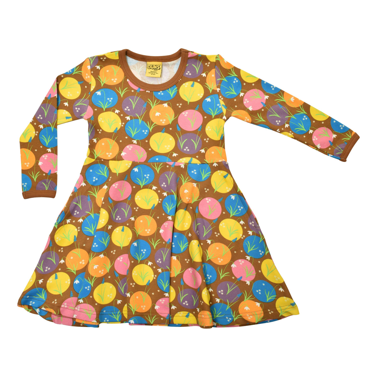 DUNS Sweden - Snowdrops Long Sleeved Skater Dress