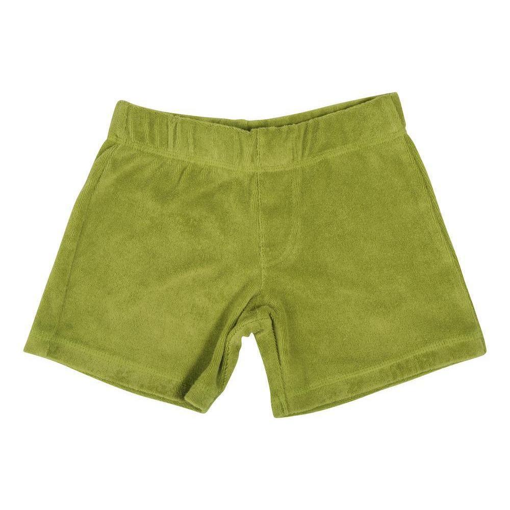 Duns Sweden - Spinach Green Terry Shorts (9-10 Years)
