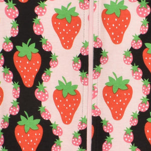 DUNS Sweden - Strawberries Pink Zip Suit