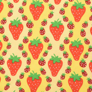 DUNS Sweden - Strawberries Yellow Long Sleeved Top