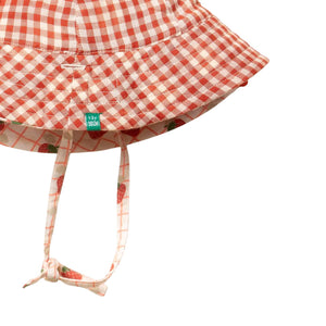 Little Green Radicals - Strawberry Days Reversible Sunhat