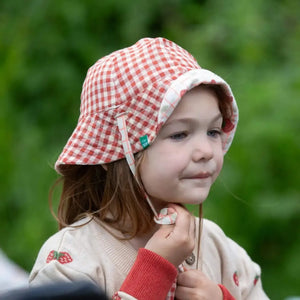 Little Green Radicals - Strawberry Days Reversible Sunhat