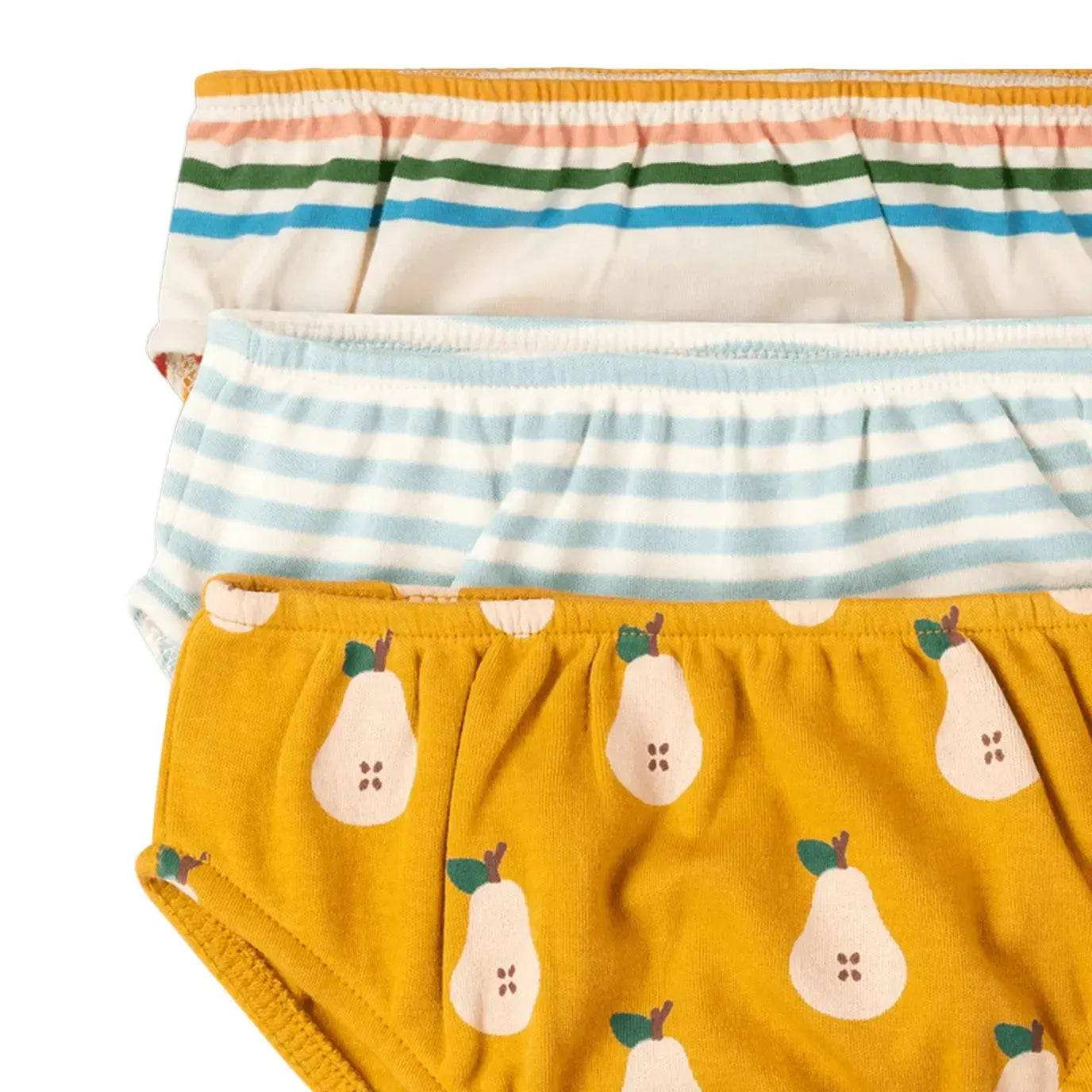 Little Green Radicals - Summer Pears Underwear Set 3 Pack