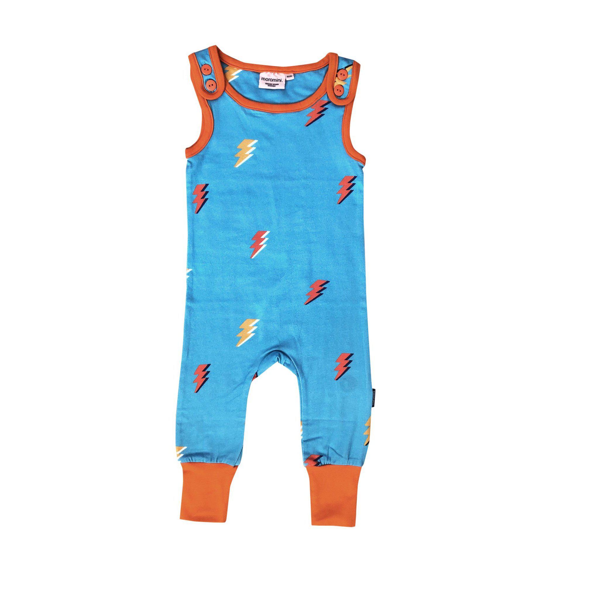 Moromini - Summer Sky Dungarees (1-4 Months)