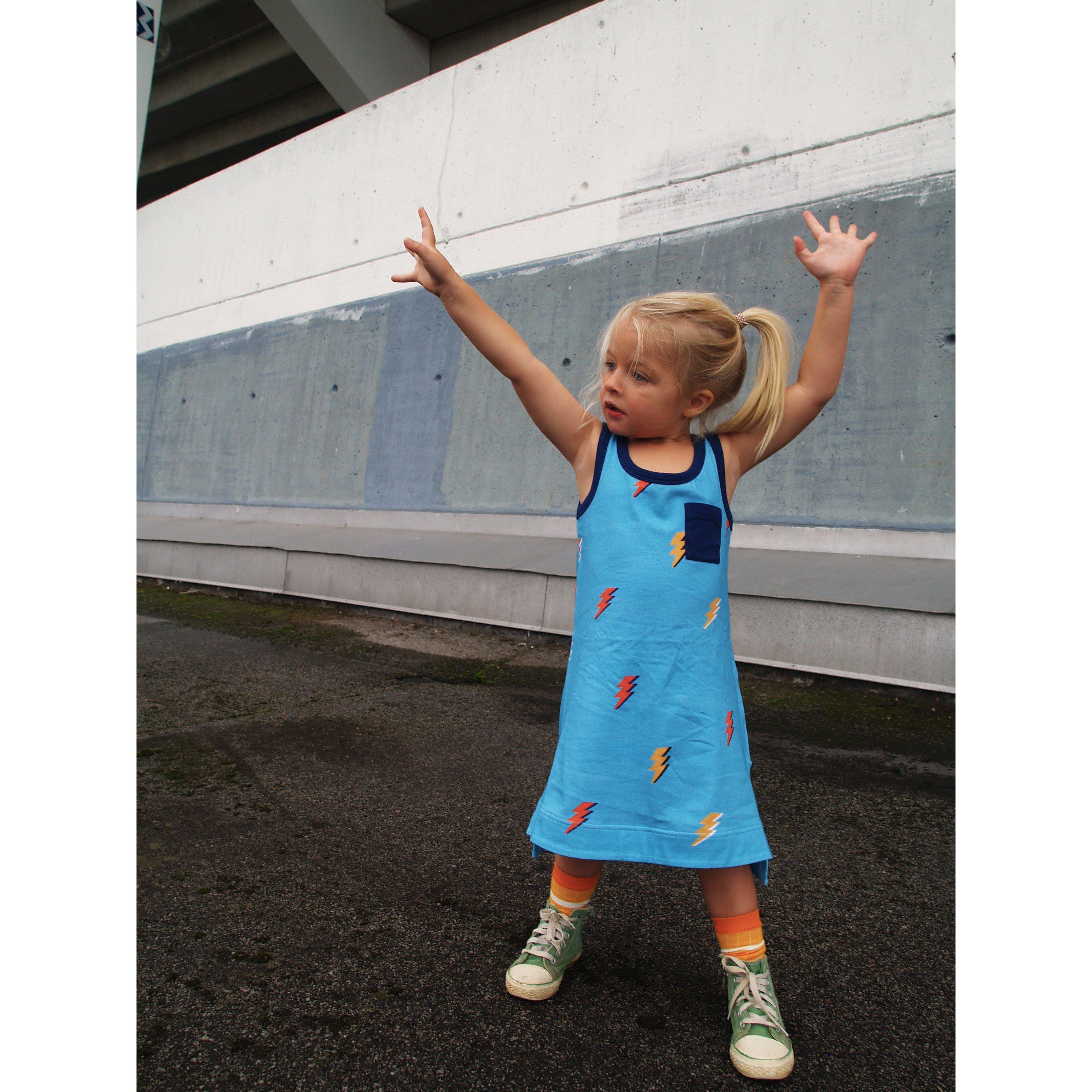 Moromini - Summer Sky Sleeveless Dress (4 - 5 Years)