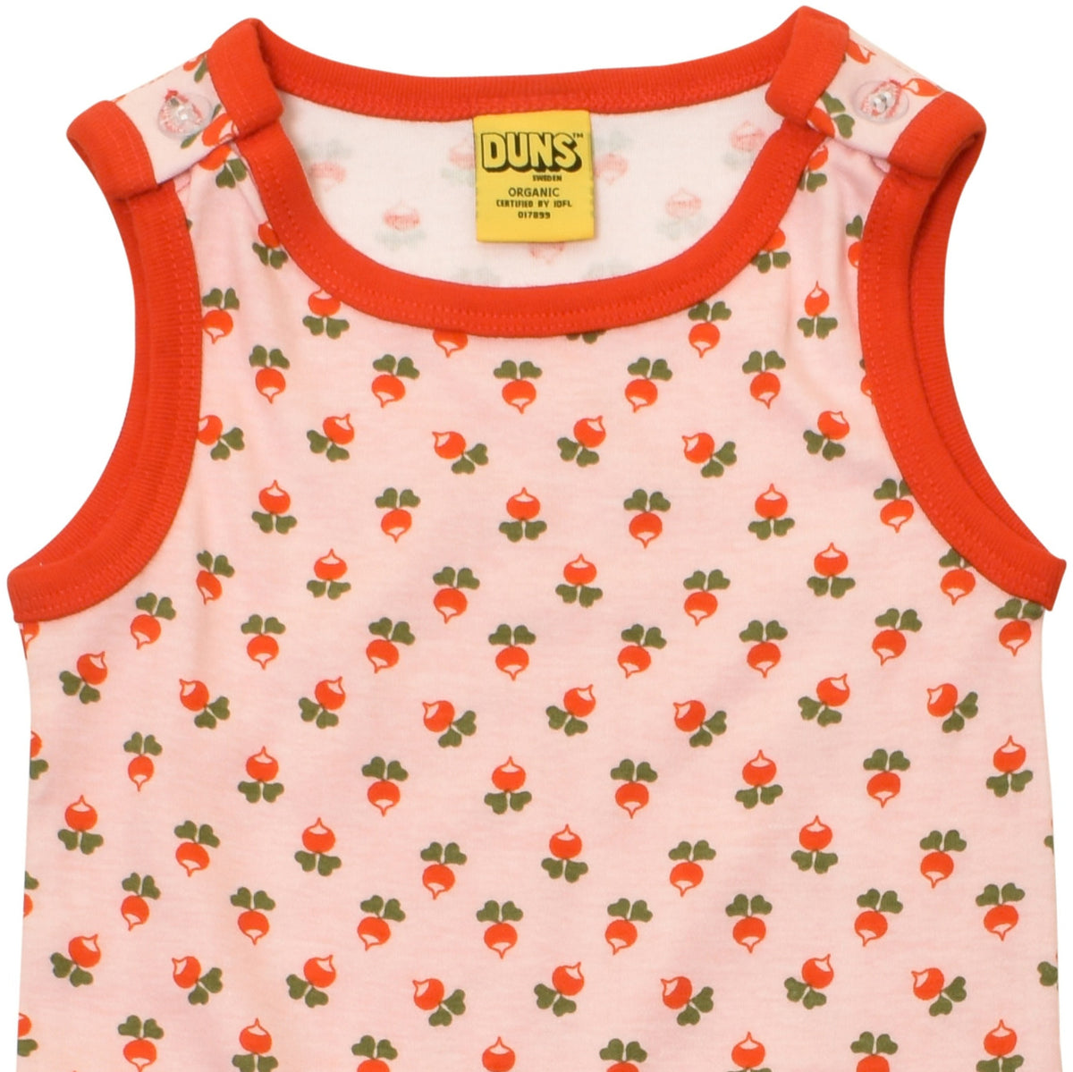 DUNS Sweden - Tiny Radish Strawberry Cream Lap Neck Body Top