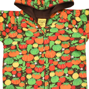 DUNS Sweden - Tomatoes Dark Brown Lined Suit with Hood