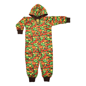 DUNS Sweden - Tomatoes Dark Brown Lined Suit with Hood