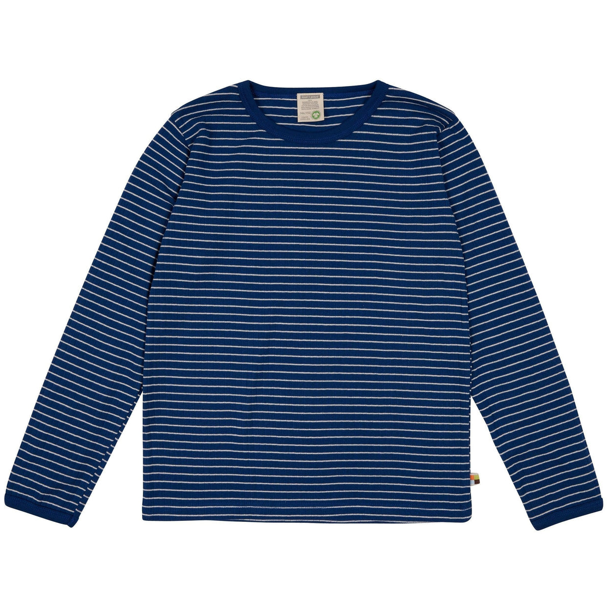 Loud + Proud - Ultramarine Long Sleeved Striped Top (9 - 10 Years)