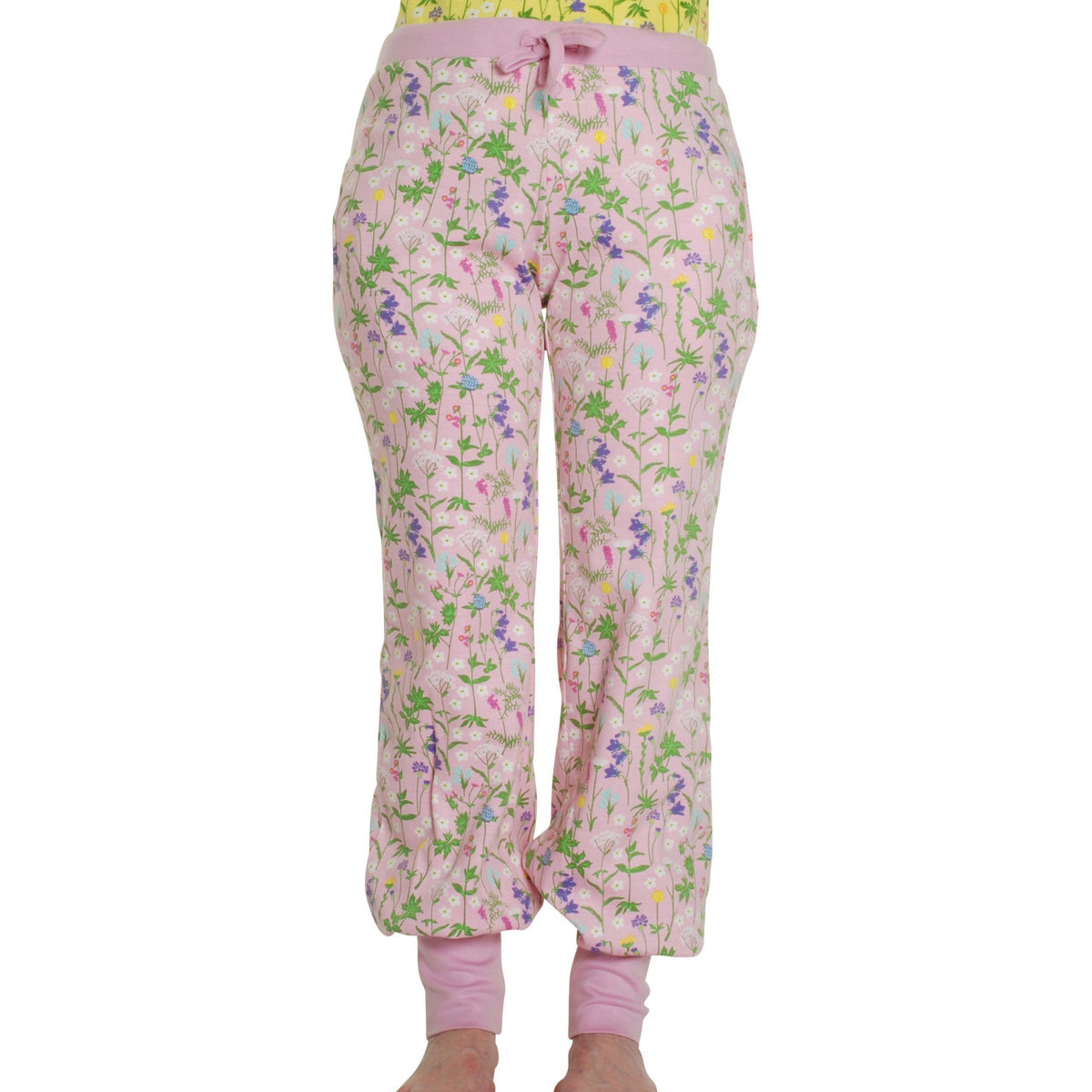 DUNS Sweden - Wild Flowers Women's Baggy Pants (Pink) (L)