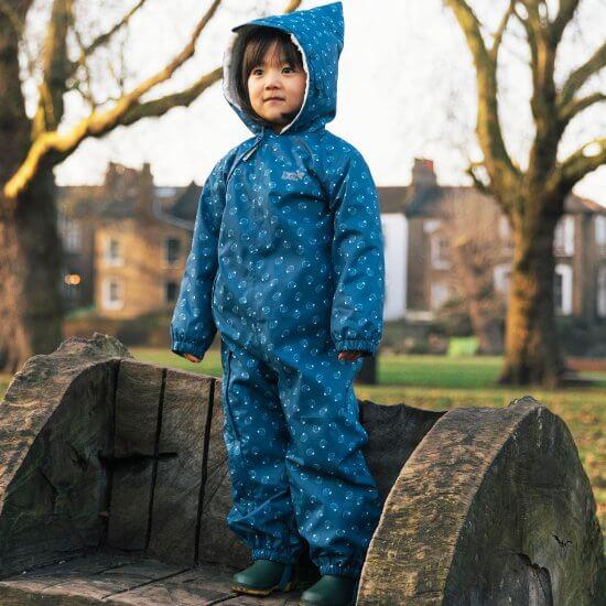 Muddy Puddles - Amonite Navy All-in-one Scampsuit