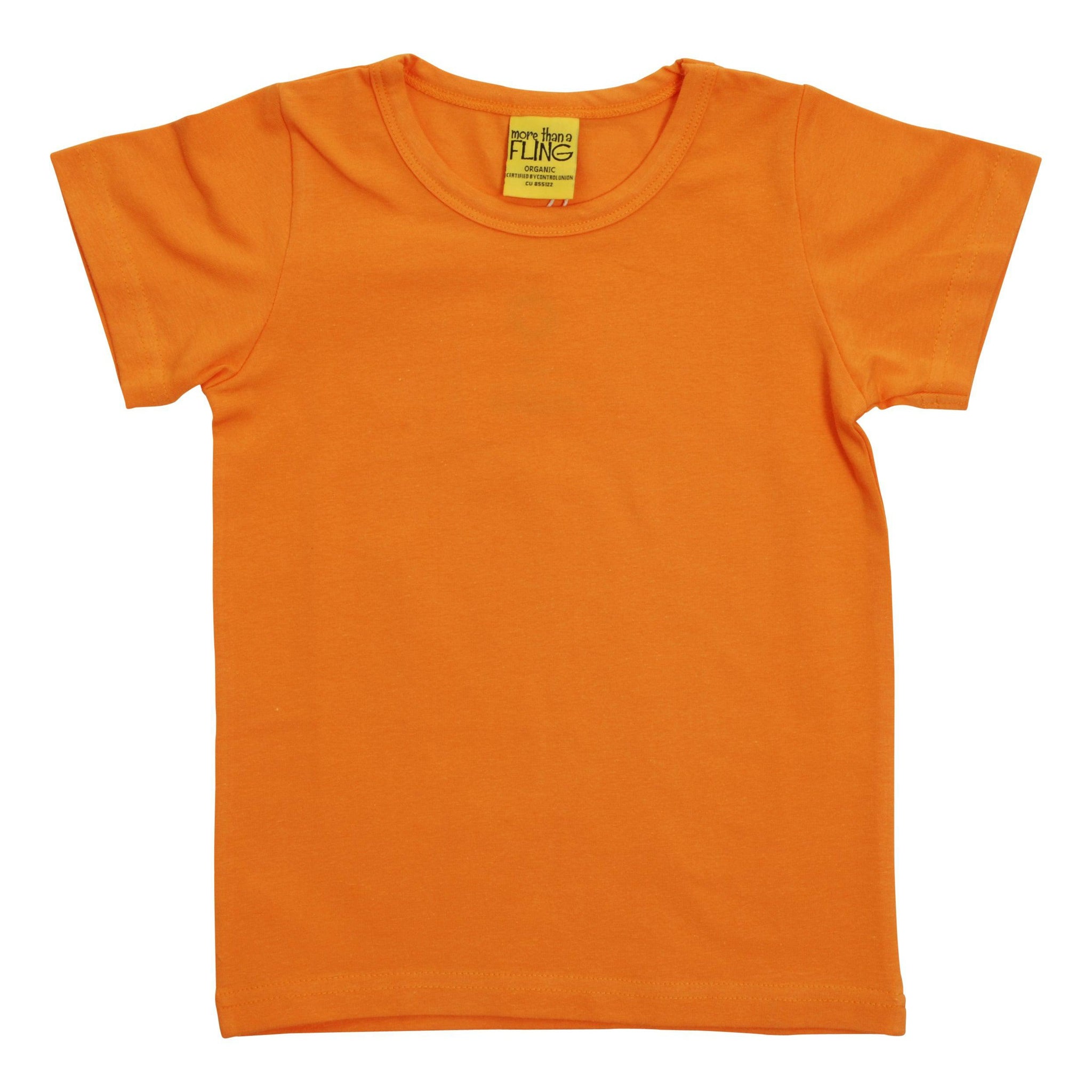 More Than A FLING - Apricot Short Sleeved Top