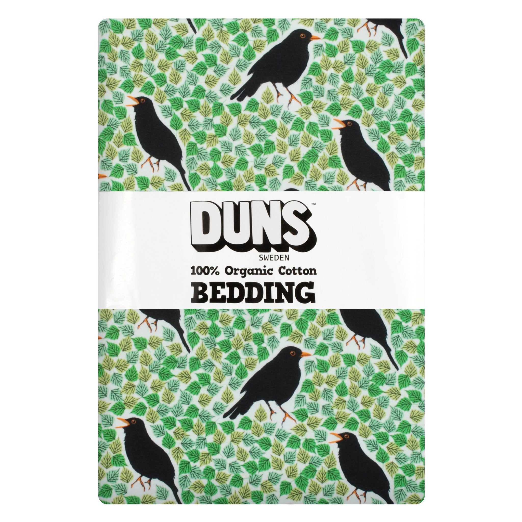 DUNS Sweden - Black Bird Bedding (Classic Green)