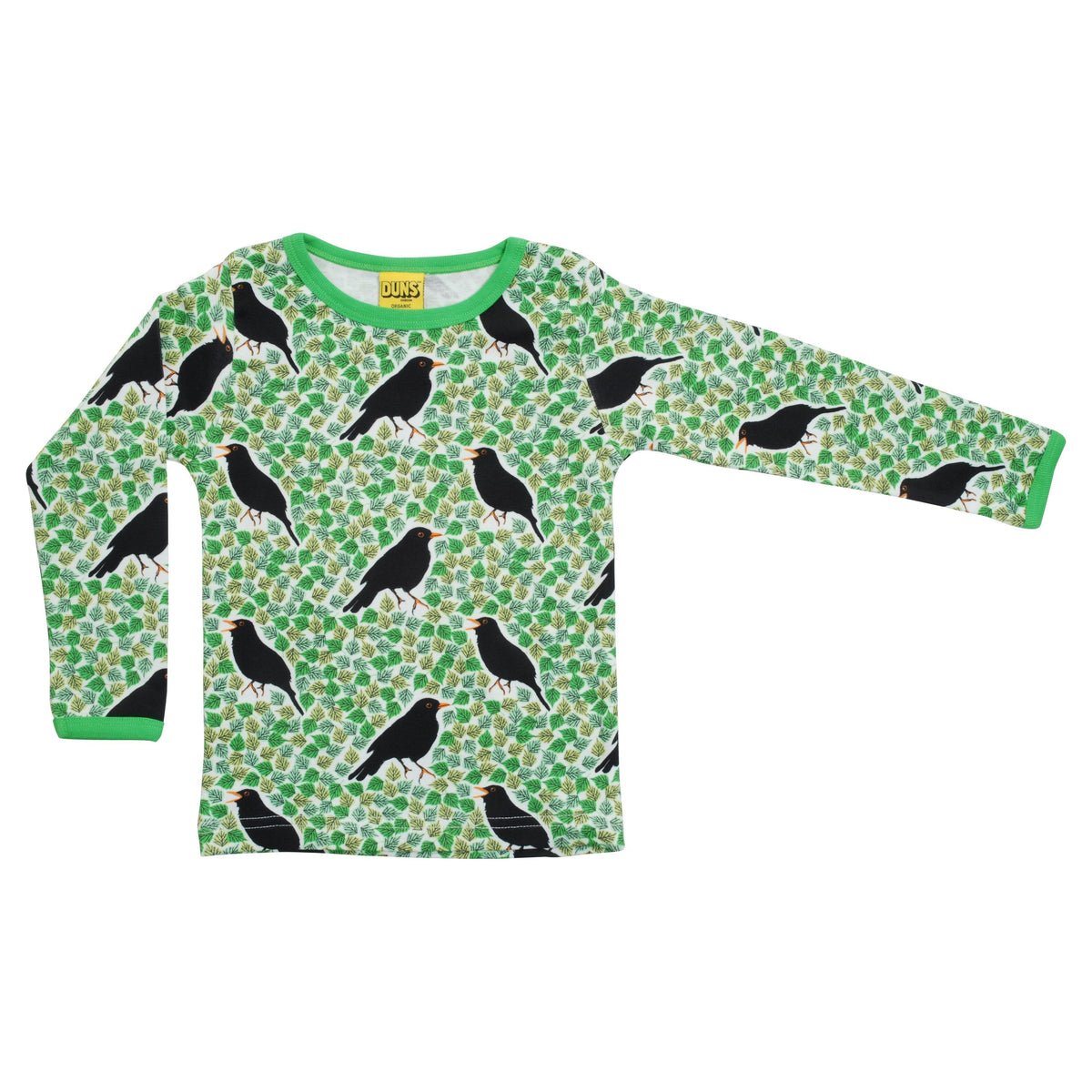 DUNS Sweden - Black Bird Long Sleeved Top (Classic Green) (2 years)