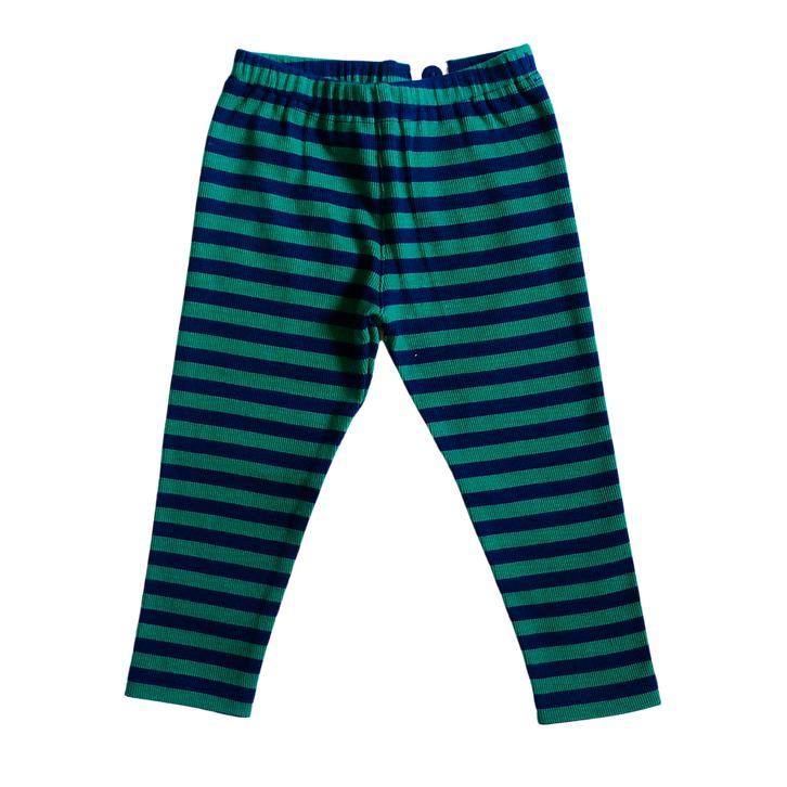 Moromini - Blue Green Striped Pants
