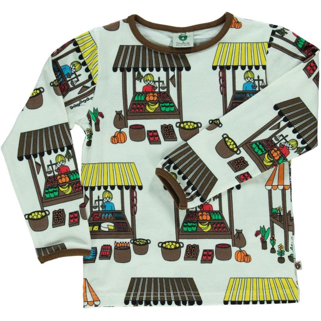 Småfolk - Booth Long Sleeved Top (Cream) (9-10 Years)