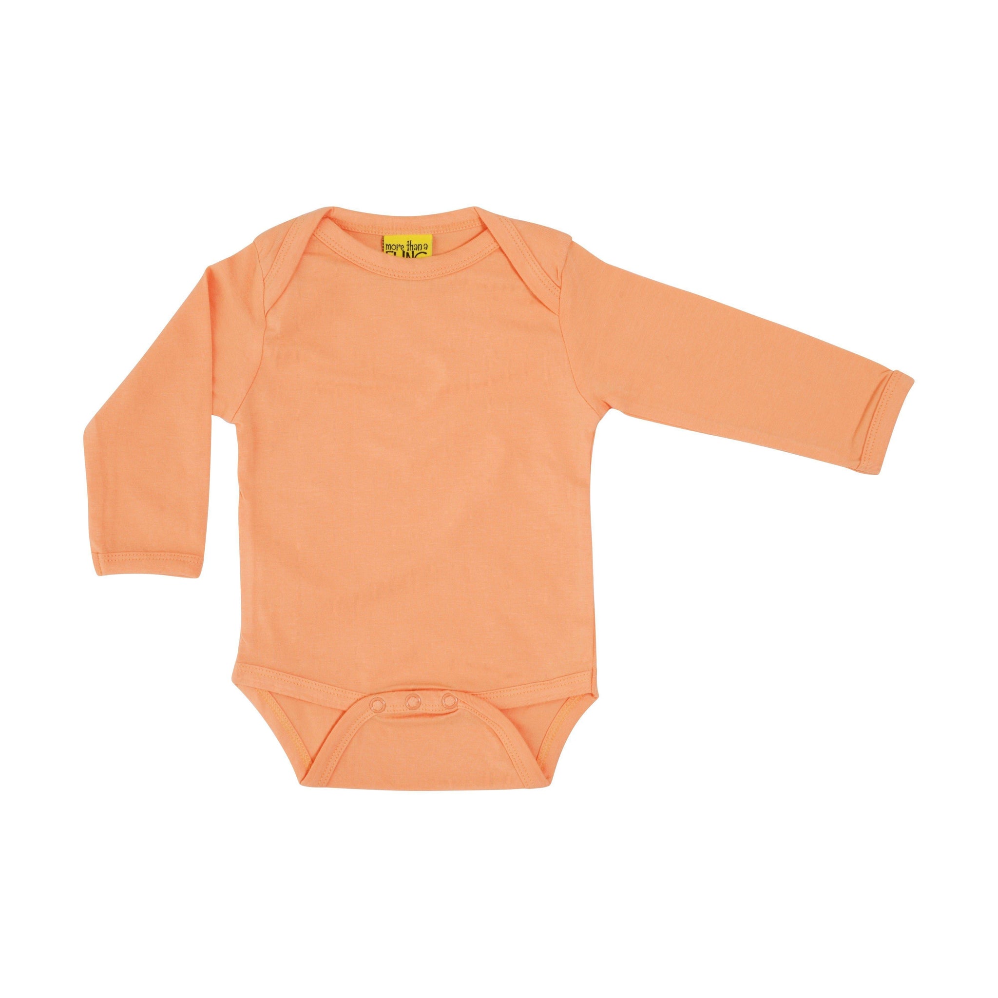 More than a Fling - Canteloupe Long Sleeved Body Top (2-4 Months)
