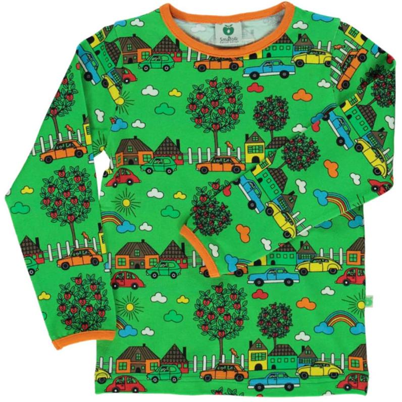 Småfolk - City House Long Sleeved Top (Green)