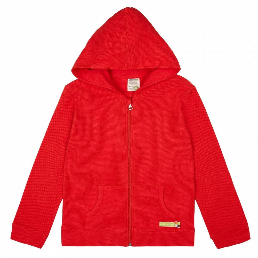 Loud + Proud - Copper Zip Waffle Hoodie (13 - 14 Years)