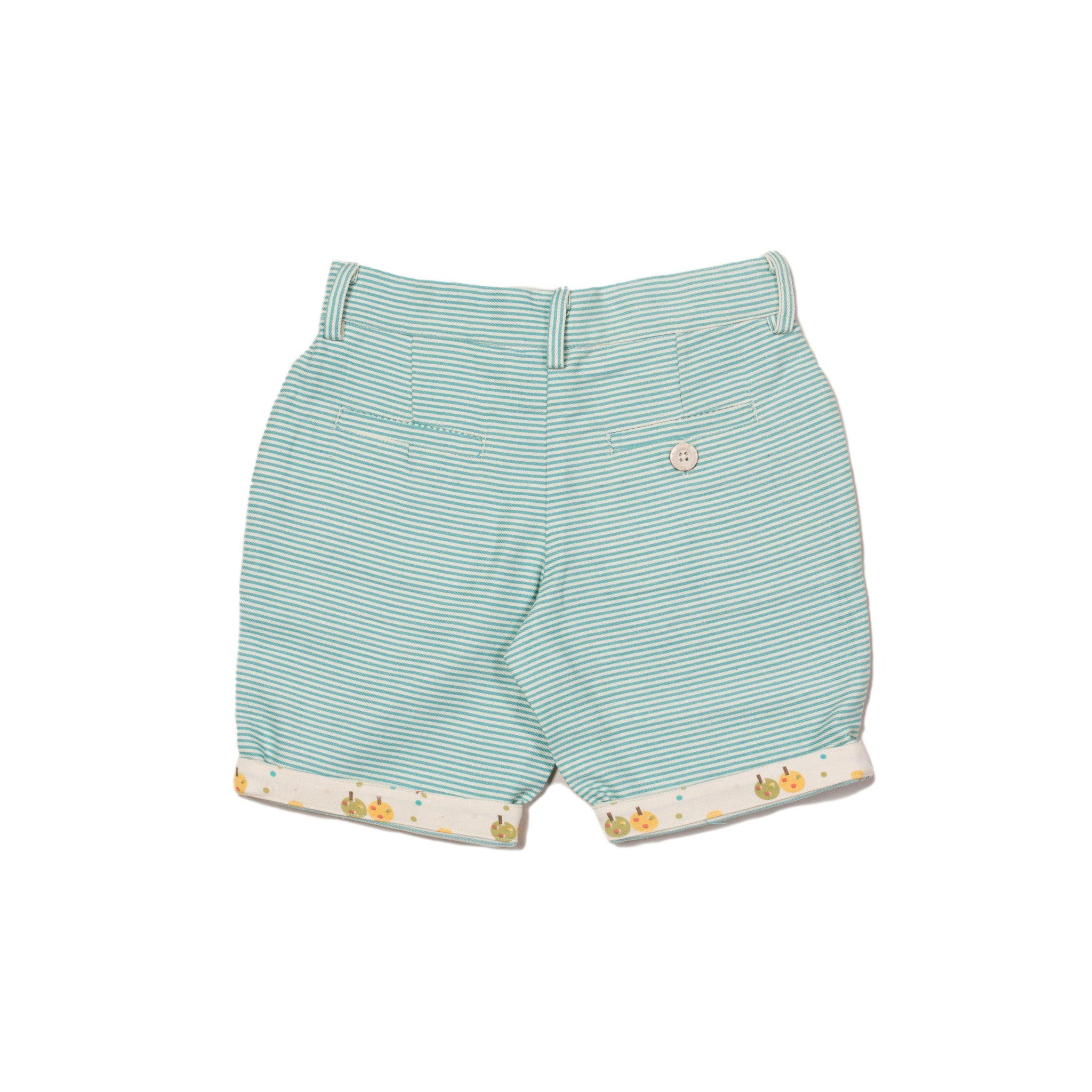 Little Green Radicals - Corn Silk Stripe Sunshine Shorts