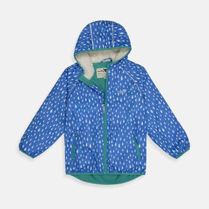 Muddy Puddles - EcoSplash Jacket (Victoria Blue Raindrop) (18 - 24 Months)