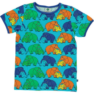 Småfolk - Elephant Short Sleeved Top