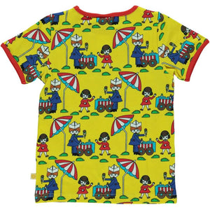Småfolk - Ice Cream Stand Short Sleeved Top (Yellow)