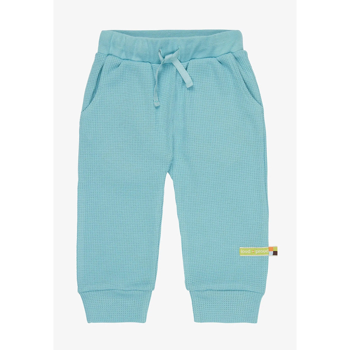 Loud + Proud - Lagoon Waffle Trousers (1 - 2 Years)