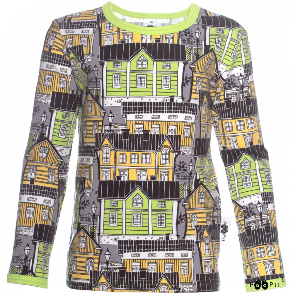 Paapii - Long Sleeved Old Town Top (Apple / Yellow)