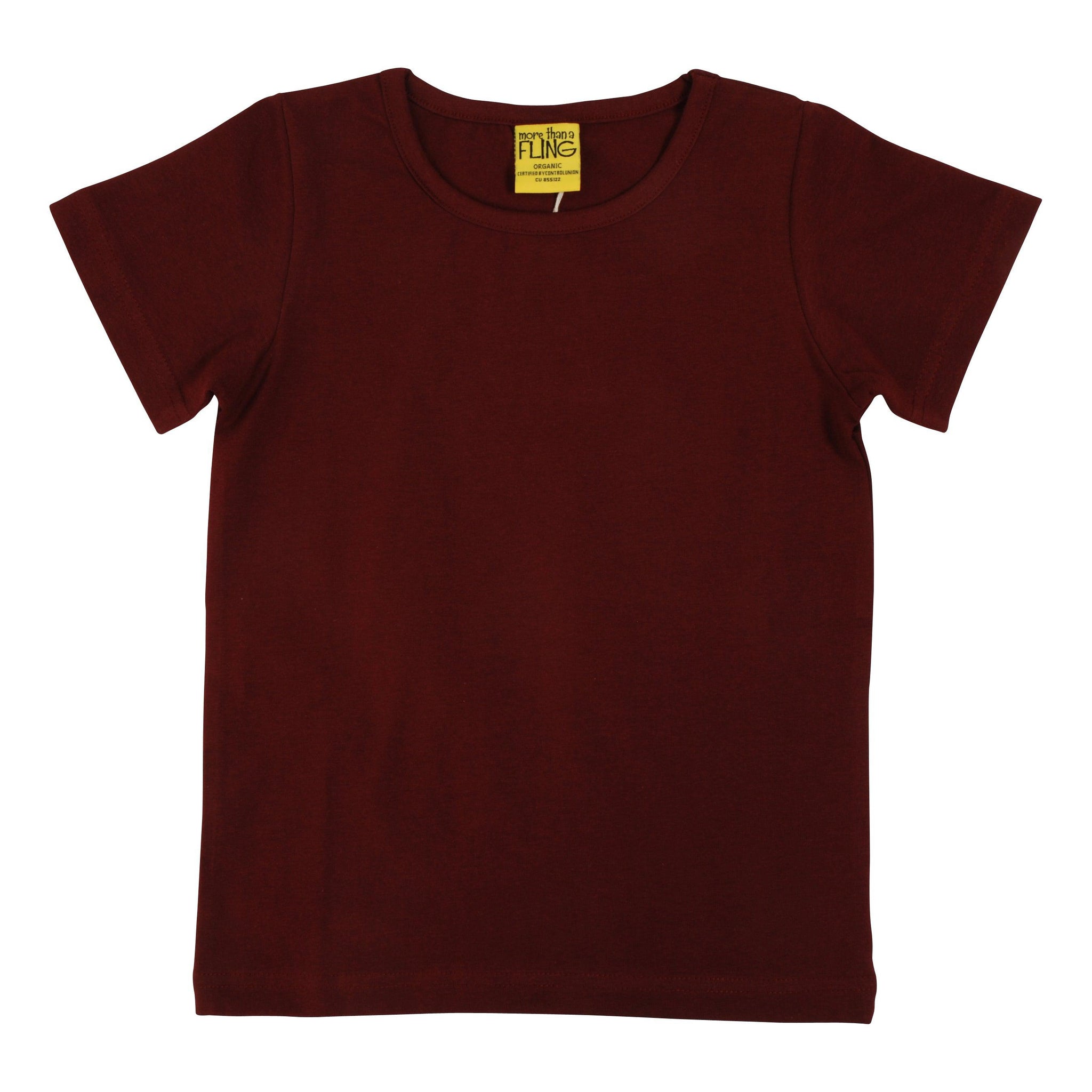 More Than A FLING - Madder Brown Short Sleeved Top
