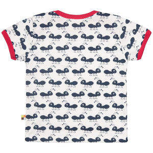 Loud + Proud - Navy Ants Short Sleeved Top