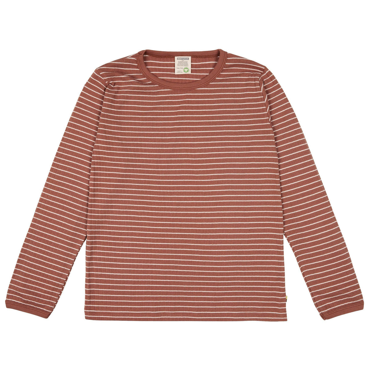 Loud + Proud - Nougat Long Sleeved Striped Top (9 - 10 Years)