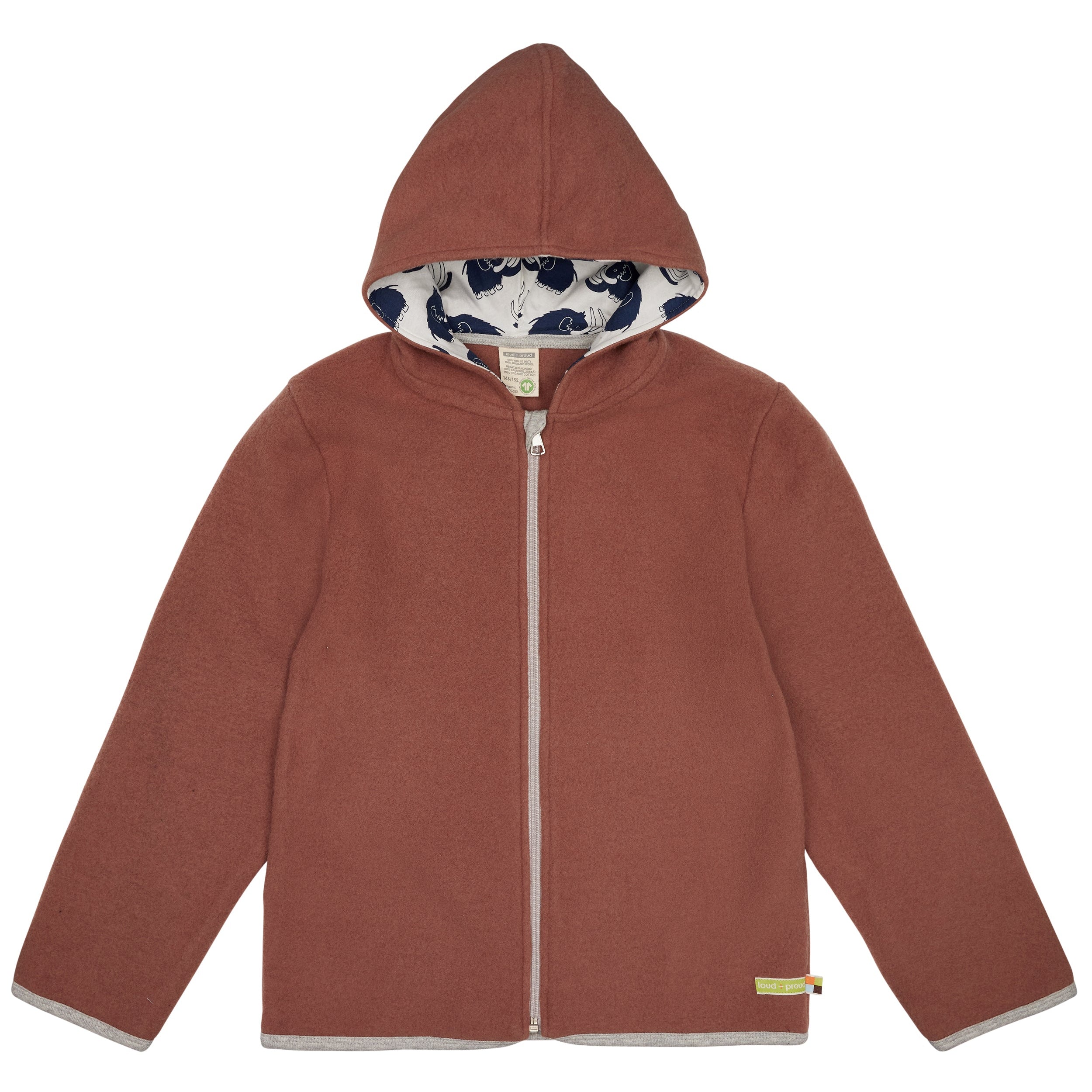 Loud + Proud - Nougat Wool Hoodie