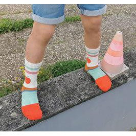 Fräulein Prusselise - Organic Tennis Socks - Apple