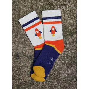 Fräulein Prusselise - Organic Tennis Socks - Rocket