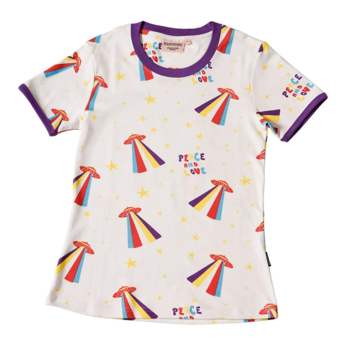 Moromini - Peace and Love Women's Short Sleeved Top