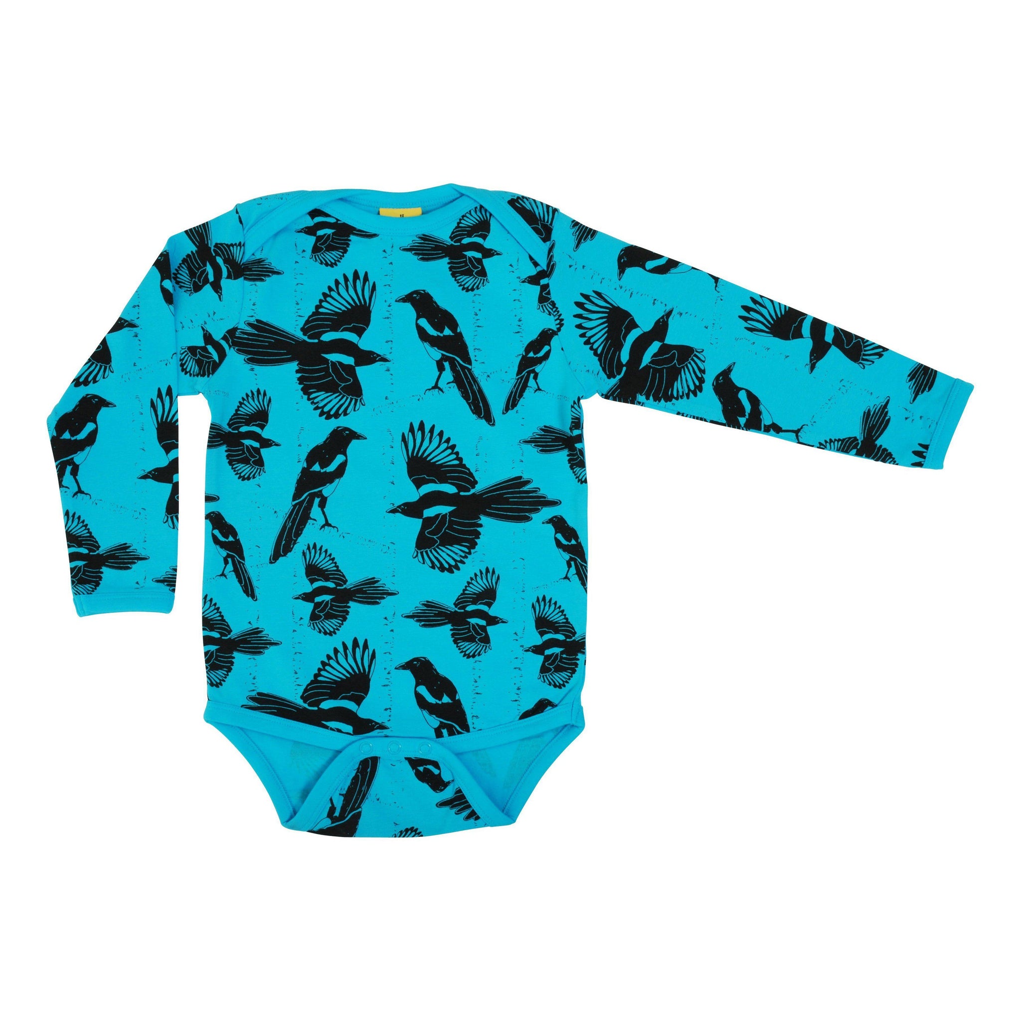More than a Fling - Pica Pica Long Sleeved Body Top (Blue Atoll)