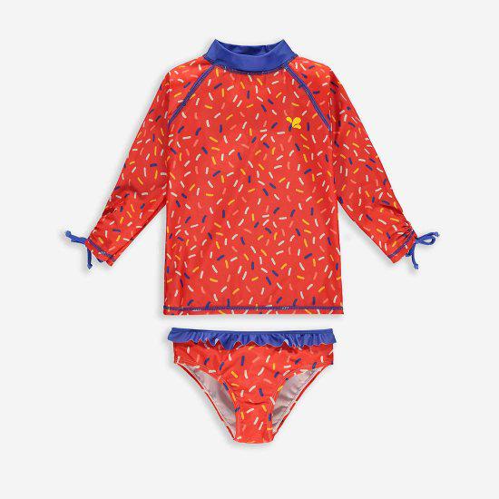 Muddy Puddles - Red Sprinkles Rash Vest and Bottoms