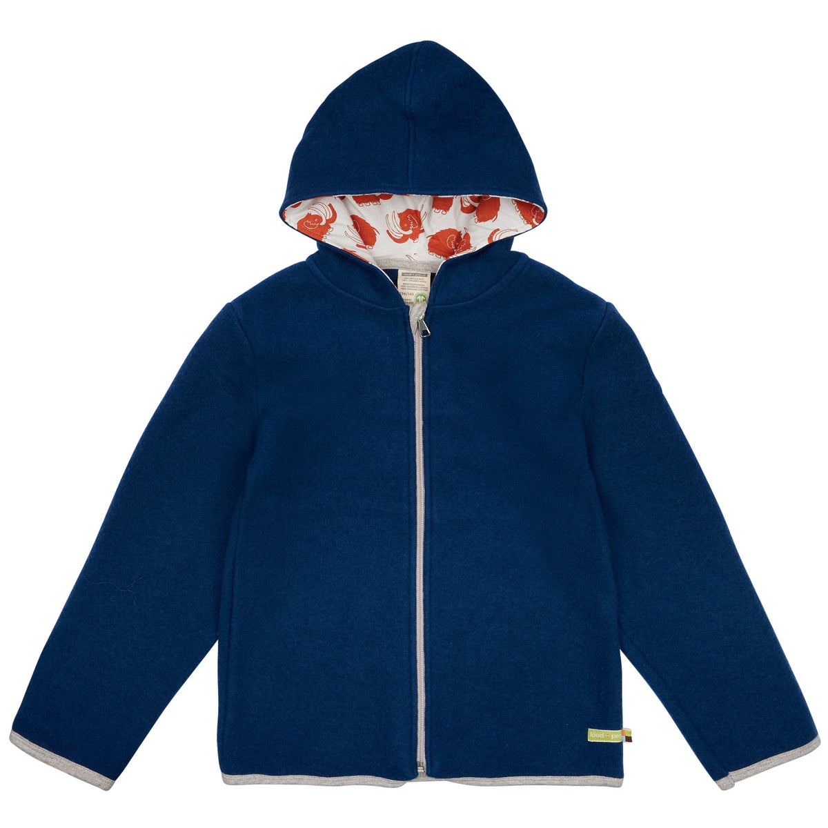 Loud + Proud - Ultramarine Wool Hoodie (11 - 12 Years)