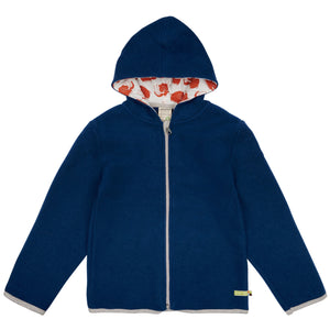 Loud + Proud - Ultramarine Wool Hoodie (11 - 12 Years)
