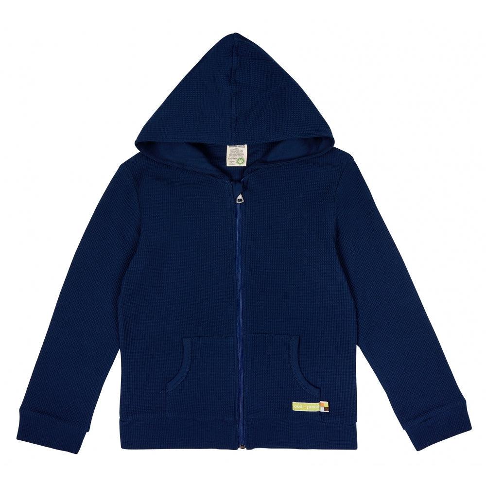 Loud + Proud - Ultramarine Zip Waffle Hoodie