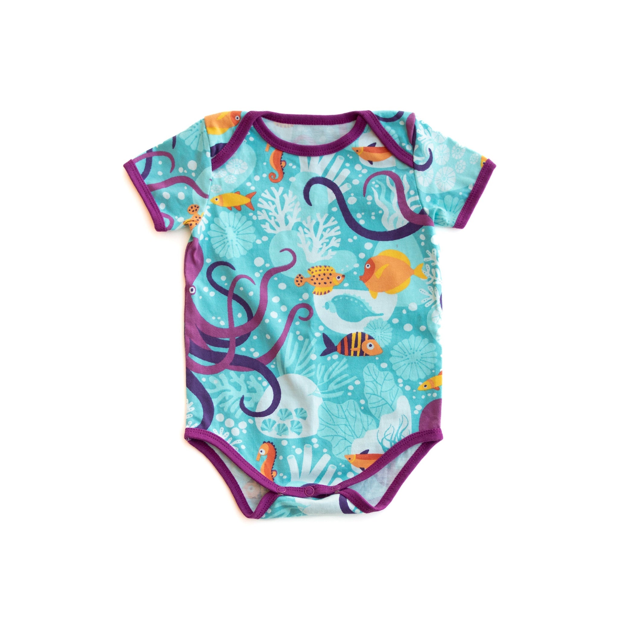 Merle - Under the Sea Short Sleeved Body Top
