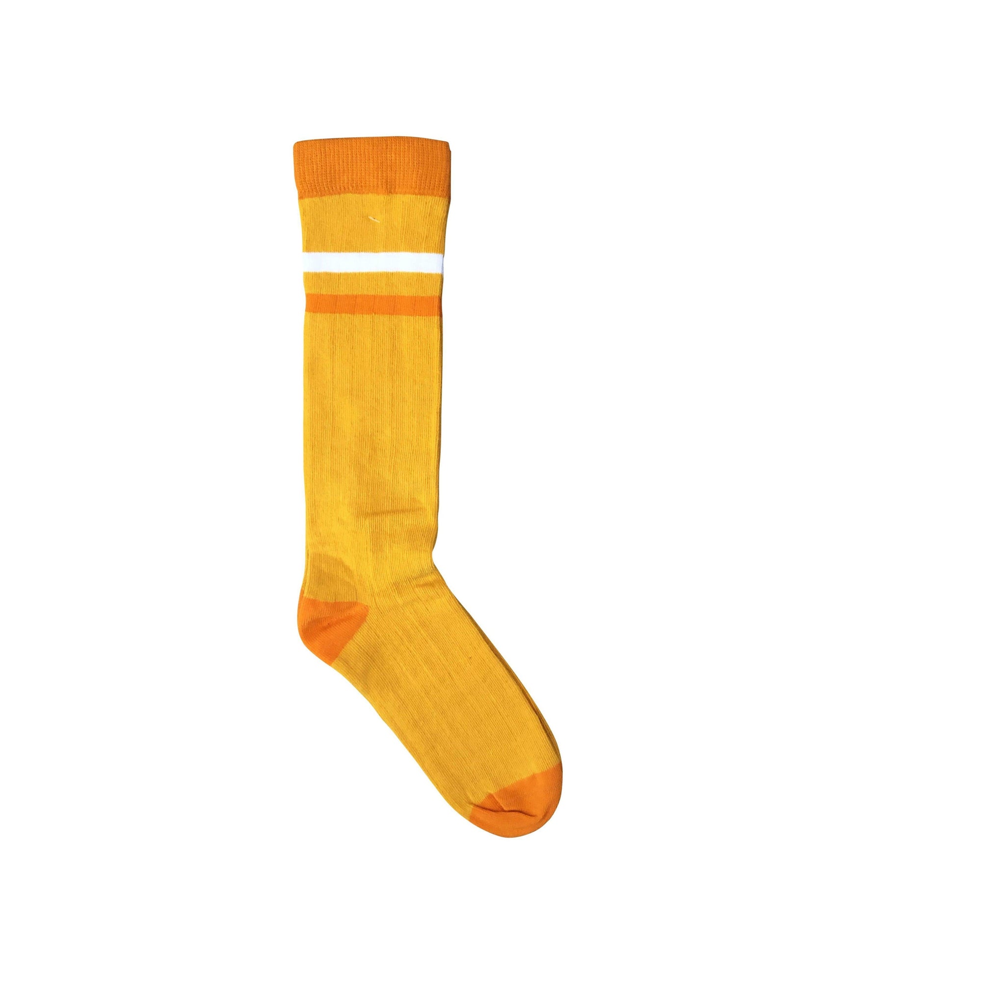 Moromini - Yellow Ribbed Tube Socks